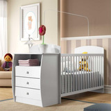 Berço Cômoda Para Colchão 60 X 130 Cm Rafael Multimóveis Branco