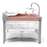 Berço Desmontável 0 15 Kg Multikids Baby Daydream Rosa Bb389
