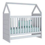 Berço Infantil Montessoriano Americano 2 Em 1 Branco Henn