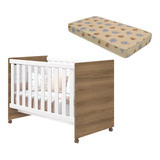 Berço Katatau Mini Cama Americano 3 Em 1 Com Colchão