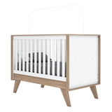 Berço Mini Cama 2 Em 1 Ajustável Com Suporte De Mosquiteiro