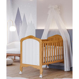 Berço Mini Cama Alegria Espresso Móveis Nature branco