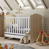Berço Mini Cama Bala De Menta Henn Rústico branco Id
