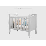 Berço Padrão Americano Alvin Vira Mini Cama Com Rodinhas