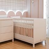 Berço Para Bebê Branco Linha Cozy Quater Móveis