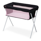 Berço Para Bebê Compacto Dobrável 9kg Snuggle Rosa Maxi Baby