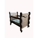 Berço Para Boneca Bebê Reborn E Baby Alive Madeira Mdf