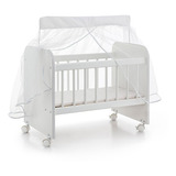 Berço Para Boneca Com Enxoval Branco Sonno Baby