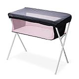 Berço Portátil Para Bebê Co Leito 9kg Snuggle Rosa Maxi Baby