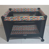 Berço Portátil Seminovo Sleep Até 18kgs Colorê Voyage
