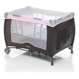 Berço Toybar Cosco Rosa Com Mosquiteiro