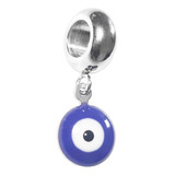 Berloque Pingente Olho Grego Aço Inox P Todas Pulseiras