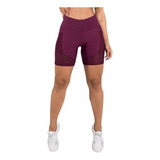 Bermuda Alta Compressão Bolso Ciclista Meia Coxa Esportiva