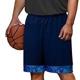Bermuda Basquete Masculino Muvin Basic 100 Poliéster Cordão De Amarração Shorts Treino Tecnologia Dry Conforto Leve Respirável BR Alfa GG Regular Regular Azul Marinho