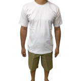 Bermuda   Camiseta Para Preso Padrão Cdp  Kit Barato 2 Peças
