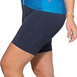 Bermuda Ciclismo Bike Mtb Speed Azul Marinho Feminina