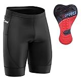 Bermuda Ciclista Masculina Forro Gel Com 2 Bolsos Short Bike Tamanho P Cor Preto