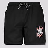 Bermuda Corinthians Embroidery Infantil Preta