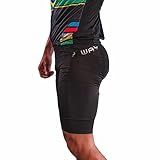 Bermuda De Ciclismo Masculina Forro De Espuma Almofadada De Alta Densidade -as2- Alpha- X-l- Regular- Regular- Preto-