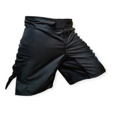 Bermuda De Jiu Jitsu Com Elastano Fecho De Velcro Short Mma