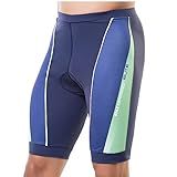 Bermuda Elite Ciclista Forro Masculino Tam P Azul Verde