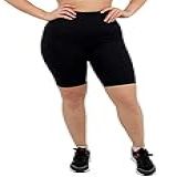 Bermuda Feminina Ciclista Poliamida Fitness Academia Pilates Preto GG 