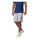 Bermuda Fila Original Masculina Practical Logo Moletom Leve