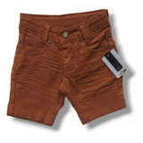 Bermuda Infantil Shorts Jeans Menino Colorido