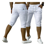 Bermuda Jeans Capri 3 4 Masculina