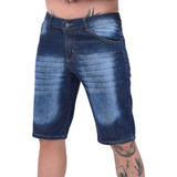 Bermuda Jeans Longa Masculina Várias Cores