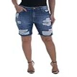 Bermuda Jeans Osmoze Boyfriend Azul 44