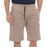 Bermuda Masculina Cargo Short Sarja 5 Bolsos Short Skatista
