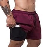 Bermuda Masculina Corrida Treino Academia Musculação 2 Em 1 Surty Athletic Code Roxo M 