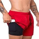 Bermuda Masculina Corrida Treino Academia Musculação 2 Em 1 Surty Athletic Code