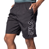 Bermuda Masculina Fila Train 7 5 Preto branco