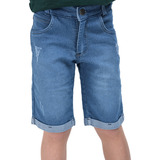 Bermuda Masculina Jeans E Sarja Infantil