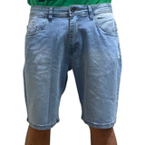 Bermuda Masculina Nicoboco Jeans Slim Fit Verty 43974 Azul