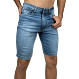 Bermuda Masculino Jeans Slim Fit