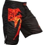 Bermuda Mma Submission Giant Fire Preto verm Venum