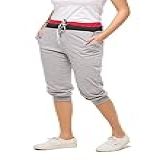 Bermuda Moletom Feminina Konoa Saruel Skinny As2 Alpha S Regular Regular Cinza Claro 
