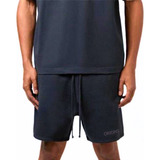 Bermuda Moletom Masculina Shorts Algodão Academia Origns