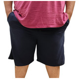 Bermuda Moletom Masculina Verão Básica Plus Size Até O G10