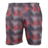 Bermuda Mormaii Masculina Beach Tennis Series Vermelha Cyber