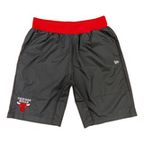 Bermuda New Era Nba Chicago Bulls Original Masculino Preto