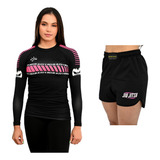 Bermuda No gi Com Rash Guards Jiu Jitsu Kit 2 Peças
