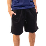 Bermuda Short Masculino Moletom Academia Esporte