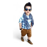 Bermuda Shorts Jeans Colorido Infantil Menino 1 Á 8 Anos