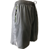 Bermuda Shorts Masculino Academia Plus Size 2 Bolsos P A Ggg