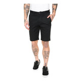 Bermuda Shorts Skatista Em Sarja Volcom