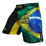 Bermuda Venum Brazilian Flag Mma Boxe Thai